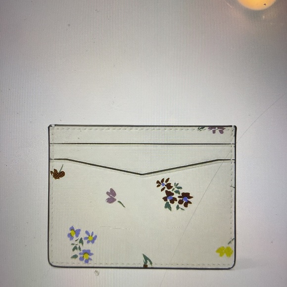 NWT. Staci garden bouquet boxed small card holder. - Picture 4 of 4